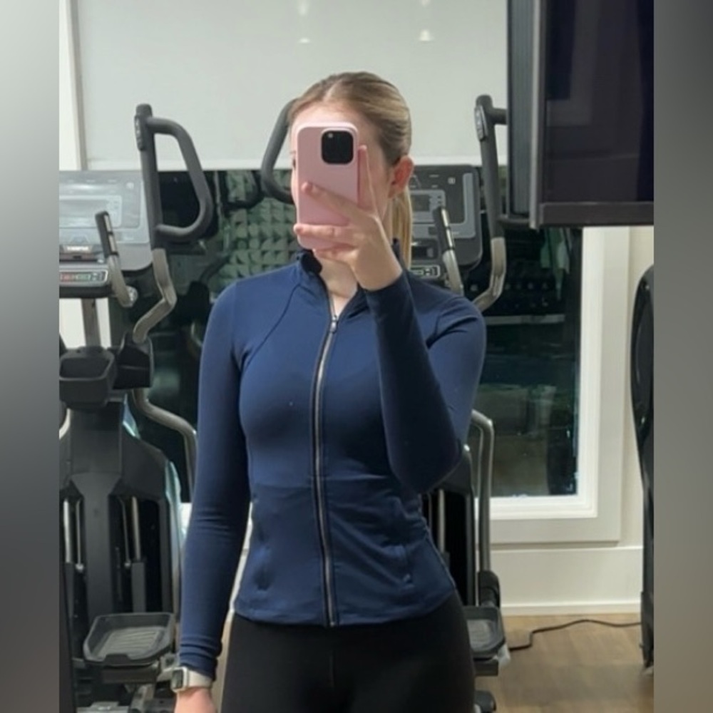 Gilly Hicks Navy Active Jacket